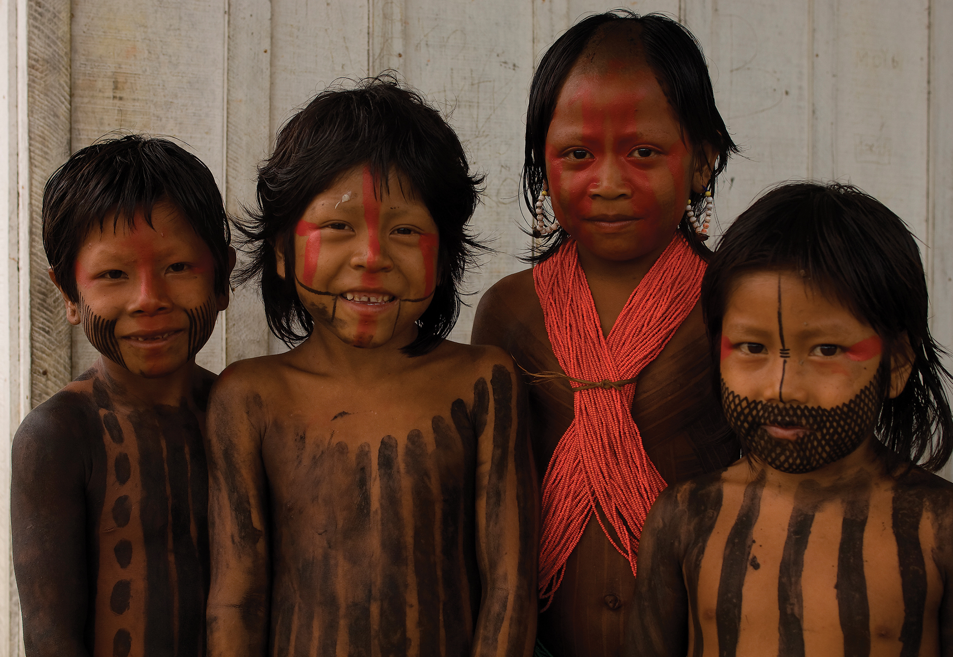 Matsés Indian kids